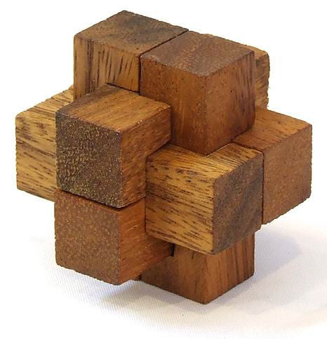 6 Piece Wooden Burr Puzzle