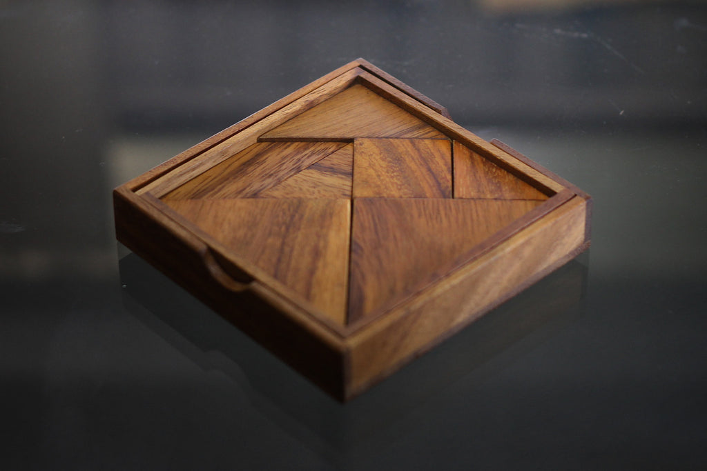 How to build a Wooden Tangram puzzle set - The Nomad Studio