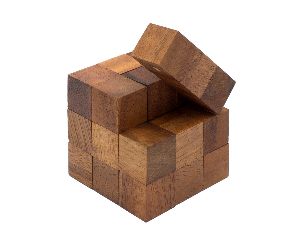 Snake Cube Puzzle or Serpent Cube Wooden Puzzle Toy – Puzzle Solution